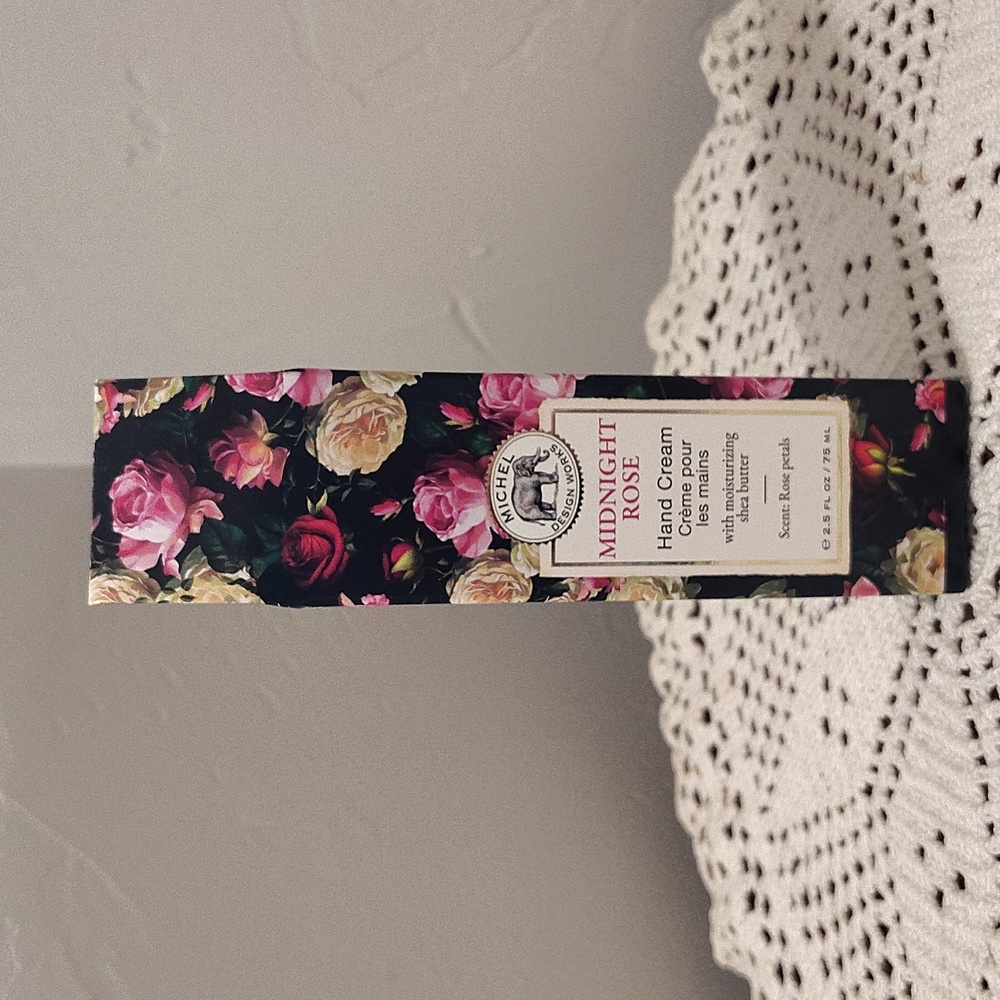 Michel Design Works Hand Cream Midnight Rose 2.5 oz Tube NIB